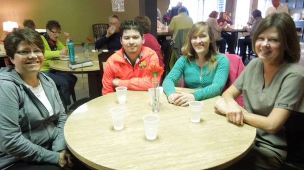 A scene from the final session of our Winter Alpha Course.