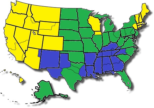 ACs divided into three colors